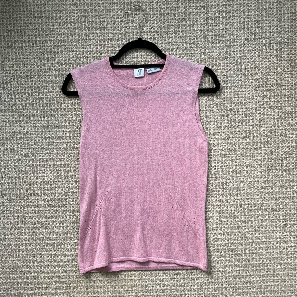 TSE Cashmere Pink Sweater Top